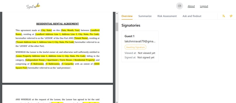 SignEase – screenshot 4