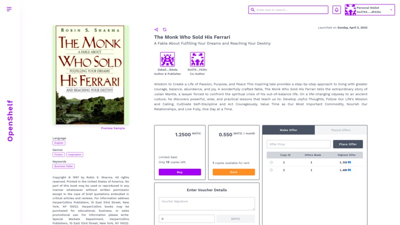 Open Atheneum – screenshot 2