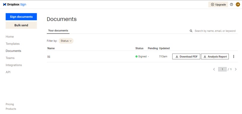 Dropbox SignTrackr – screenshot 6