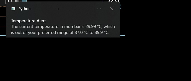 TEMPERATURE ALERT AGENT – screenshot 1