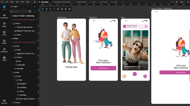 Dating App – screenshot 2