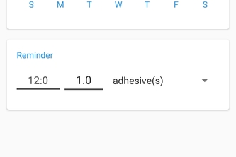 Medicine remainder app