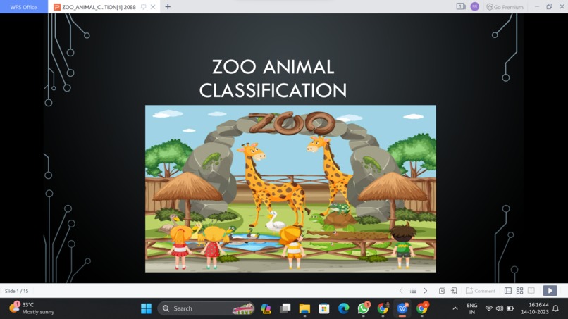 ZOO ANIMAL CLASSIFICATION – screenshot 1