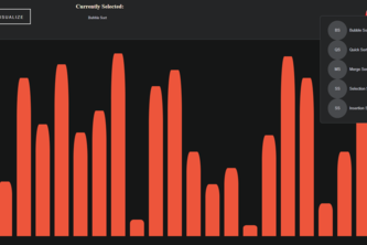  Sorting Algorithm Visualiser