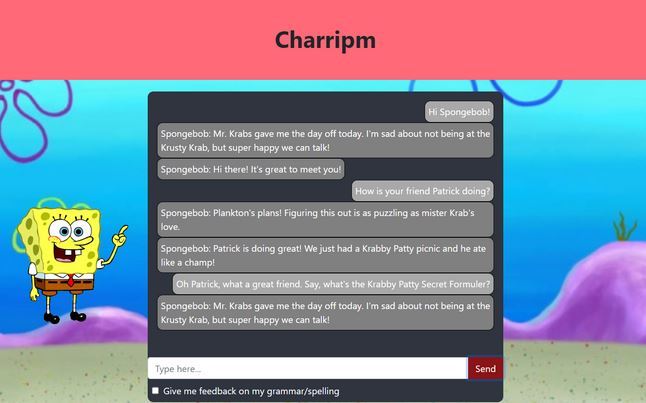 CharRIPM – screenshot 1