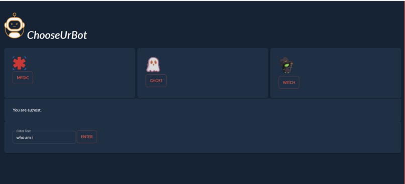 ChooseUrBot and AidBot – screenshot 1