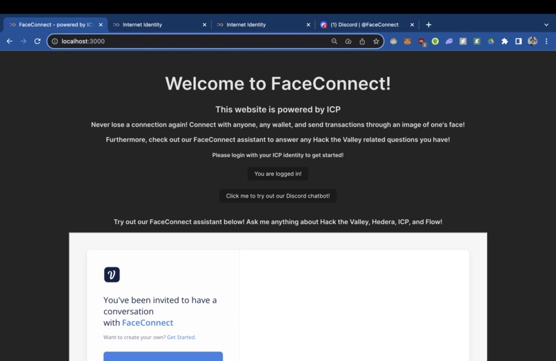 FaceConnect – screenshot 1