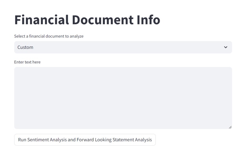 Financial Doc Info Visualizer – screenshot 1
