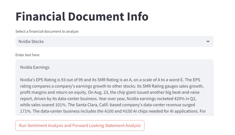 Financial Doc Info Visualizer – screenshot 2