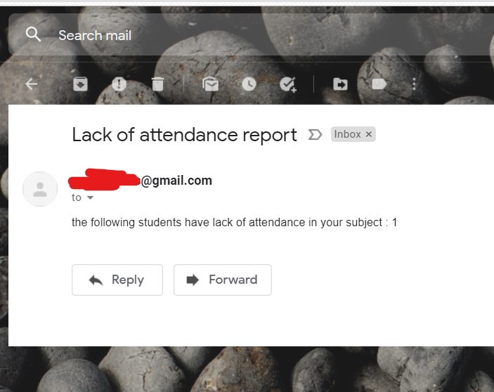 Attendance Tracker System – screenshot 2
