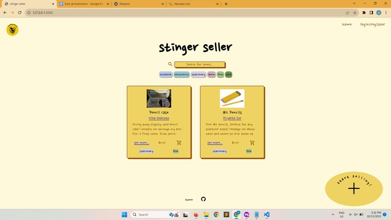 Stinger Seller – screenshot 2