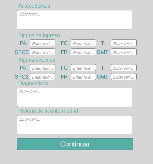 Clinical Record – screenshot 3