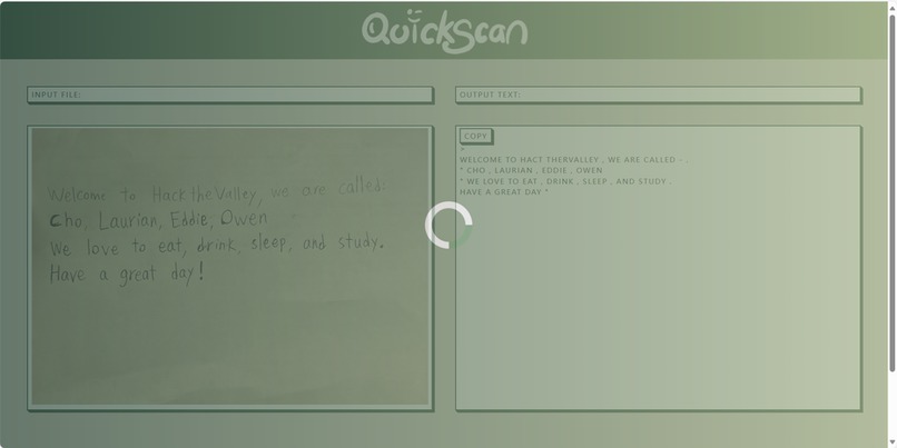 QuickScan: Handwritten-Paragraph-Recognition – screenshot 2