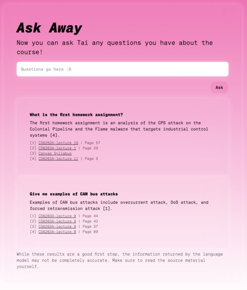 TAI: Teaching Assistant AI – screenshot 4
