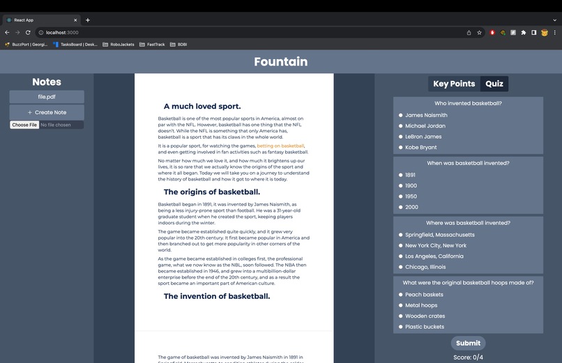 Fountain – screenshot 2