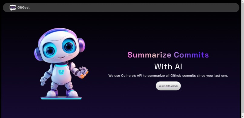 GitGest – screenshot 1