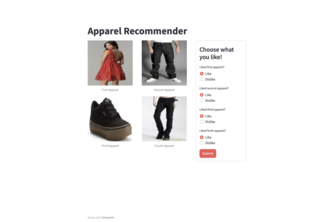 Apparel Recommender