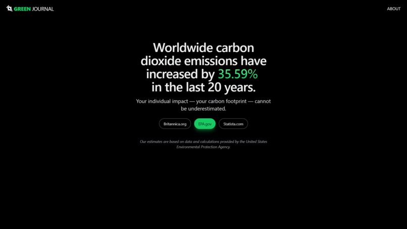 GreenJournal – screenshot 2