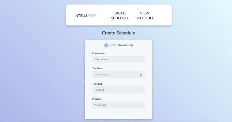 IntelliPrep – screenshot 1
