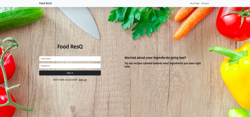 Food ResQ : AI Recommended Recipes To Reduce Food Waste – screenshot 3