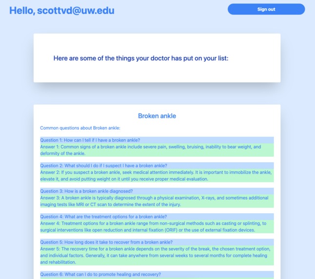 DocApp – screenshot 2