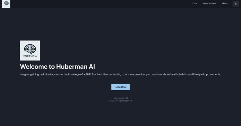 Huberman AI – screenshot 1