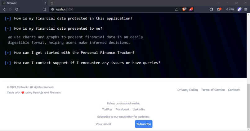 FinTrackr  – screenshot 3
