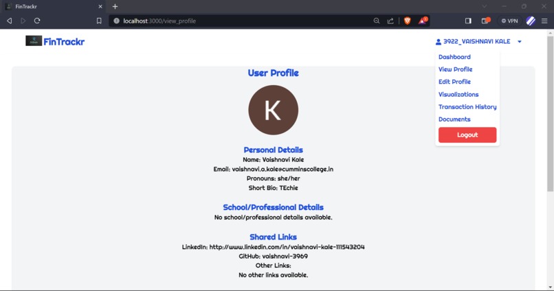 FinTrackr  – screenshot 7