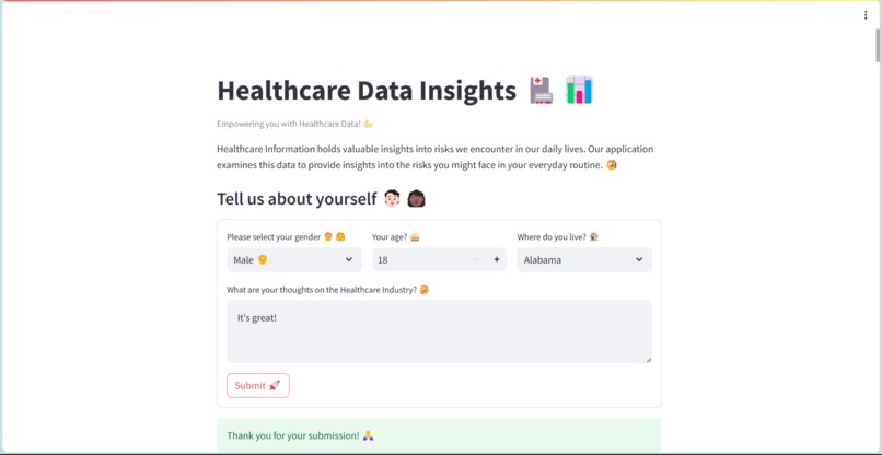 Health Insights - Explore Data! – screenshot 2
