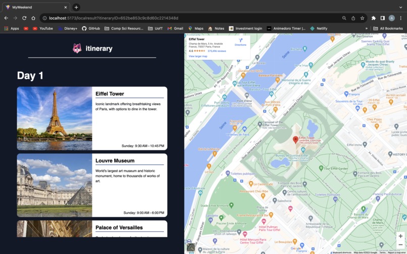 MyWeekend – screenshot 5