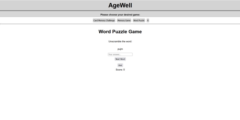 AgeWell – screenshot 3