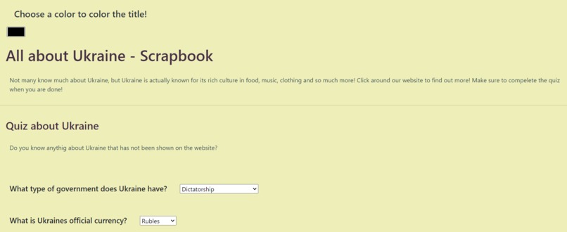 Blizzards - Interactive Scrapbook of Ukraine - New Horizons  – screenshot 6