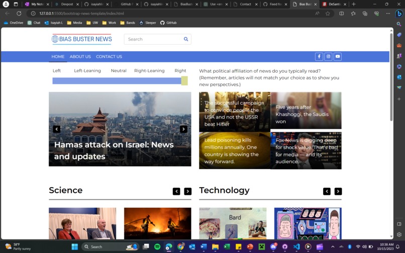 Bias Buster News – screenshot 1