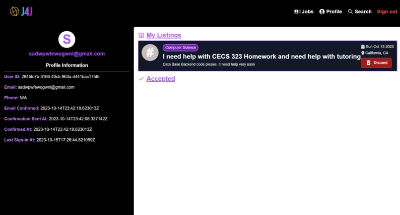 Job 4 Job (J4J) – screenshot 3