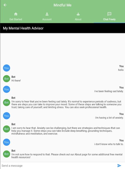 MindfulMe – screenshot 4