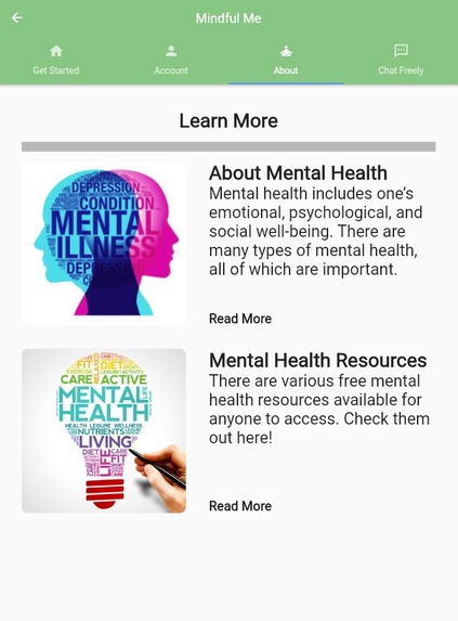 MindfulMe – screenshot 3