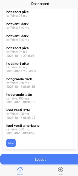 caffeinator – screenshot 4