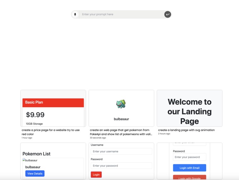 Generative ui - Jutsu – screenshot 1