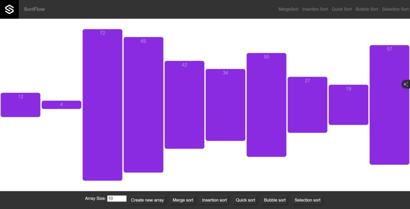 SortFlow – screenshot 1