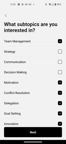 42 Labs - personalized dynamic podcasts – screenshot 6