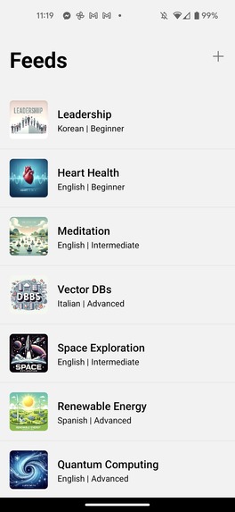 42 Labs - personalized dynamic podcasts – screenshot 9