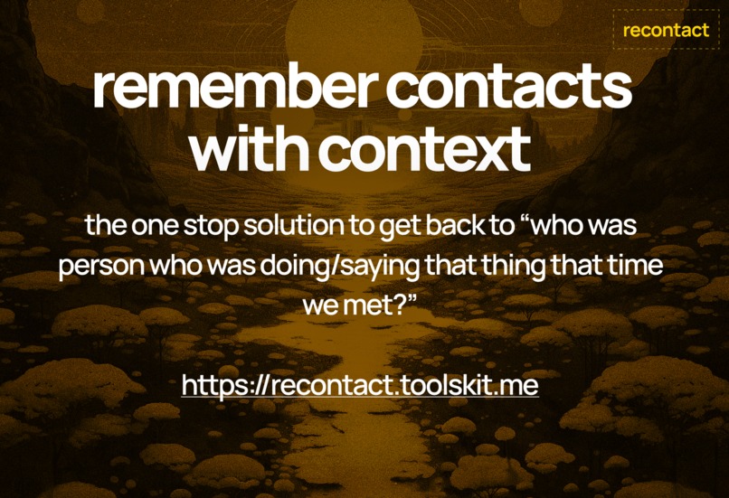 Recontact – screenshot 1