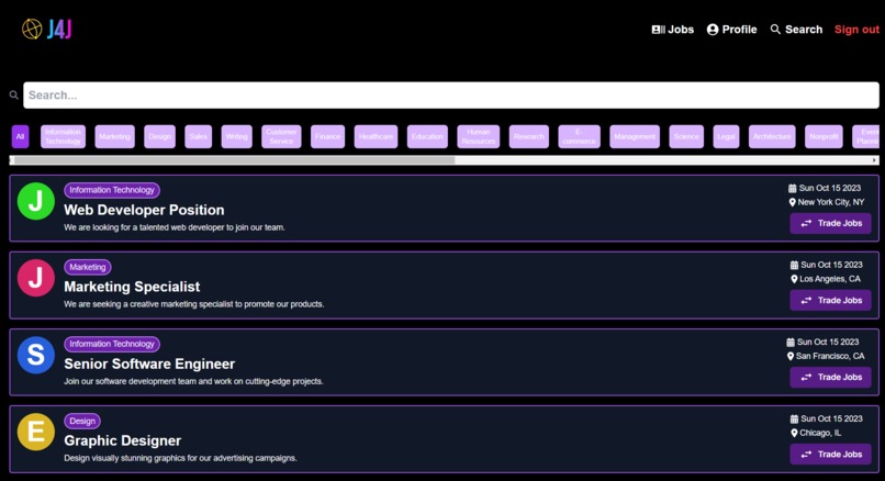 Job 4 Job (J4J) – screenshot 4