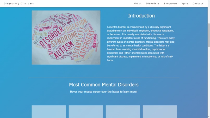 Diagnosing Disorders Website – screenshot 7