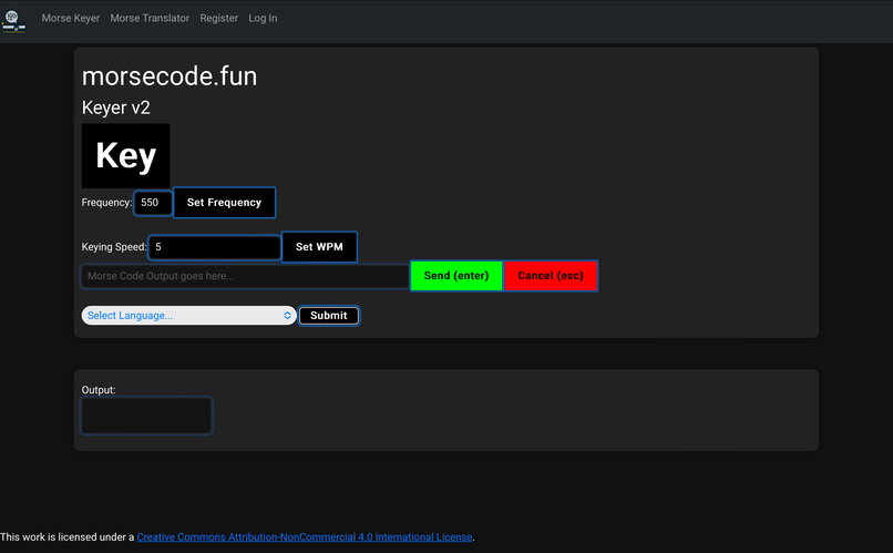 morsecode.fun – screenshot 4