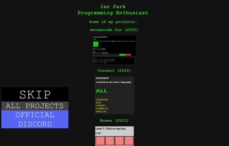 ians.site – screenshot 1