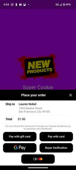 A Seamless Fusion of Square, Google APIs for Product Clarity – screenshot 1