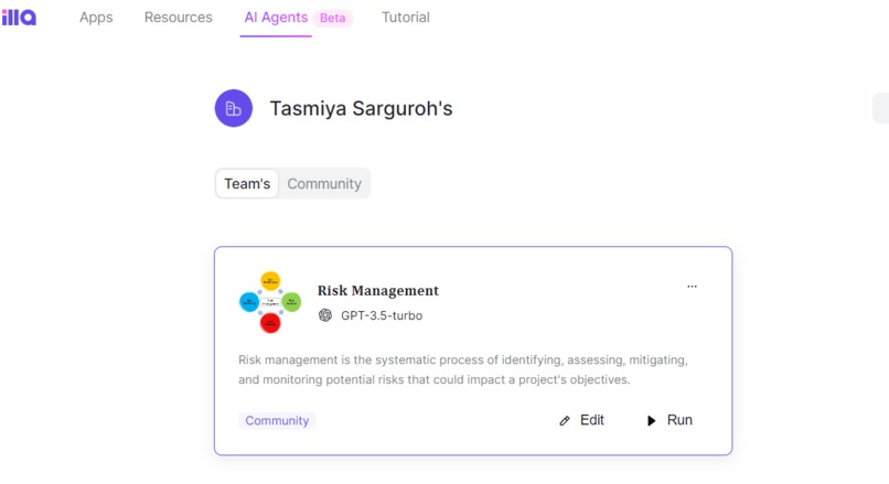 Risk Management  – screenshot 2