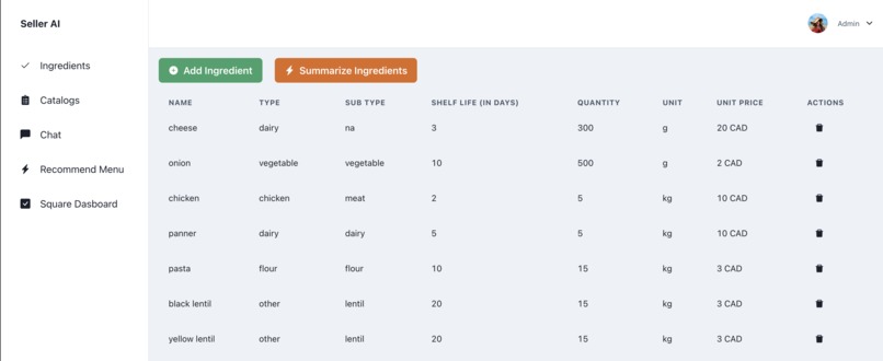 Seller AI – screenshot 2