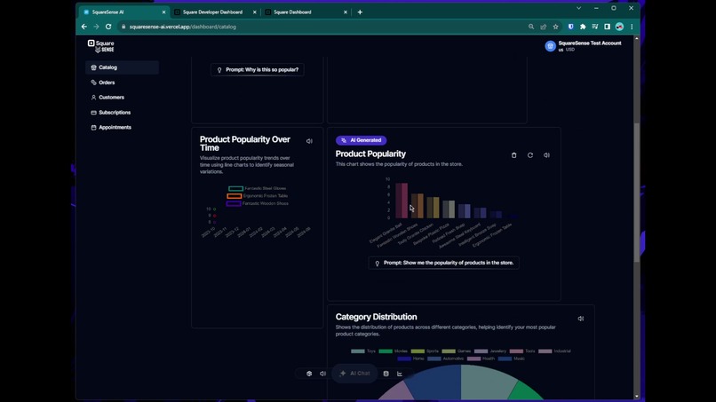 SquareSense AI Dashboard